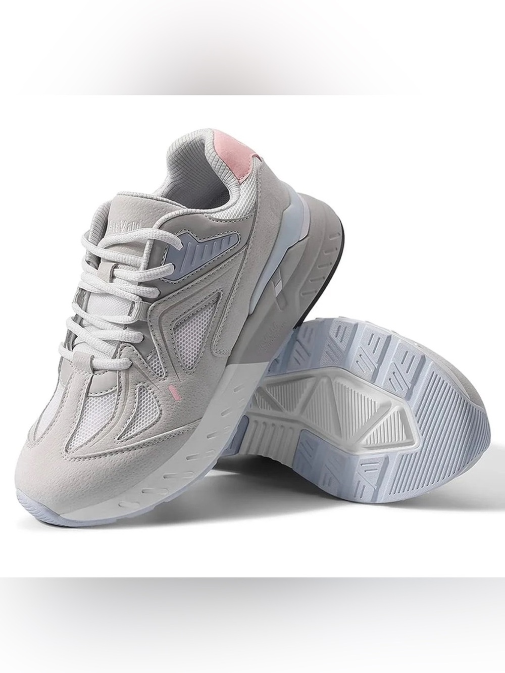 C4- Women’s 10.5EW Lightweight Gray & Pink Athletic Sneakers